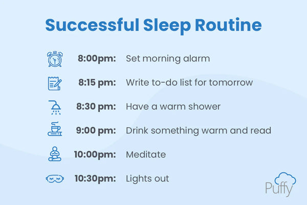 editable bedtime routine