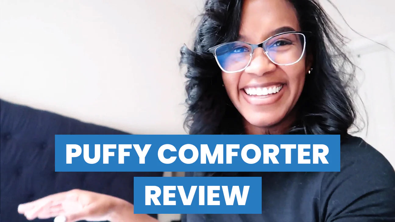 Puffy Mattress Comforter Video Review - For a Cool, Cozy Sleep