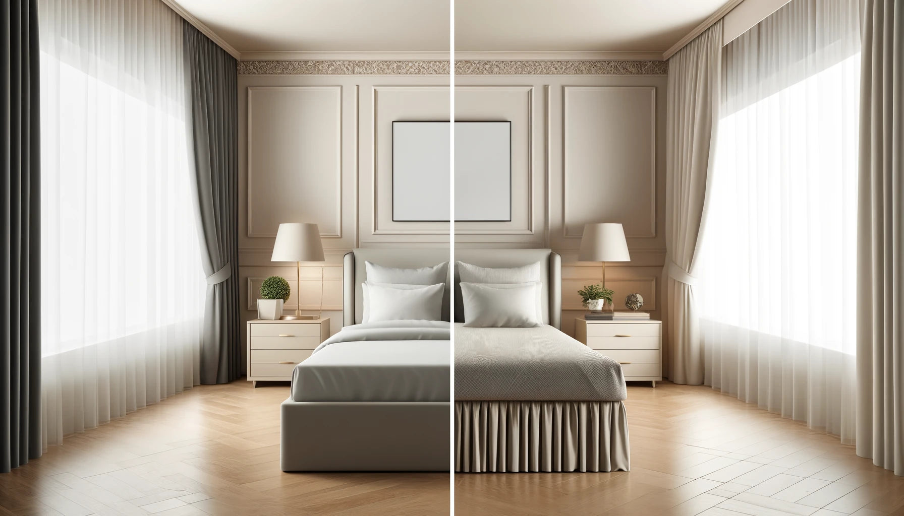 Bed Skirt vs No Bed Skirt: Which Enhances Your Bedroom Aesthetics?