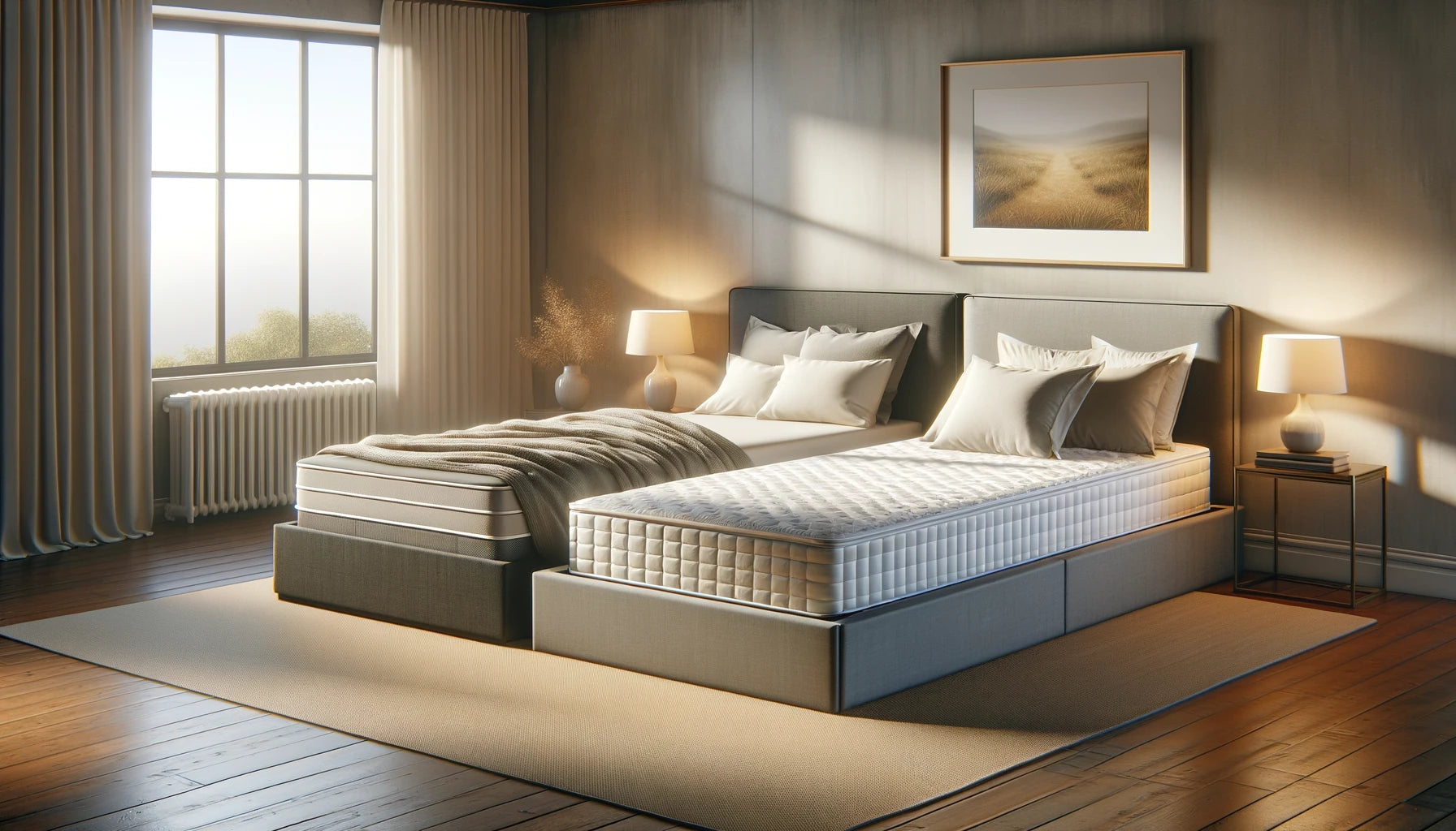 Box Spring With Bed Frame Box Spring vs Bed Frame: Official Comparison Guide 🏡🛌