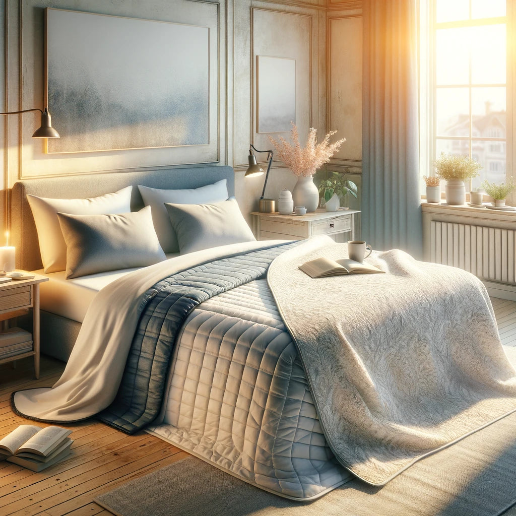 Can you put electric blanket under mattress best sale protector