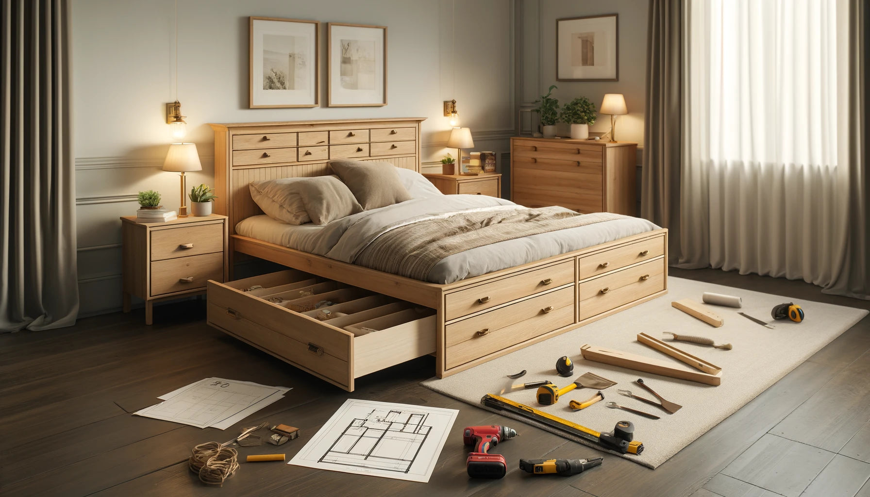 DIY Dresser Bed Frame Official Guide To Space Saving diy-dresser-bed-frame-official-guide-to-space-saving