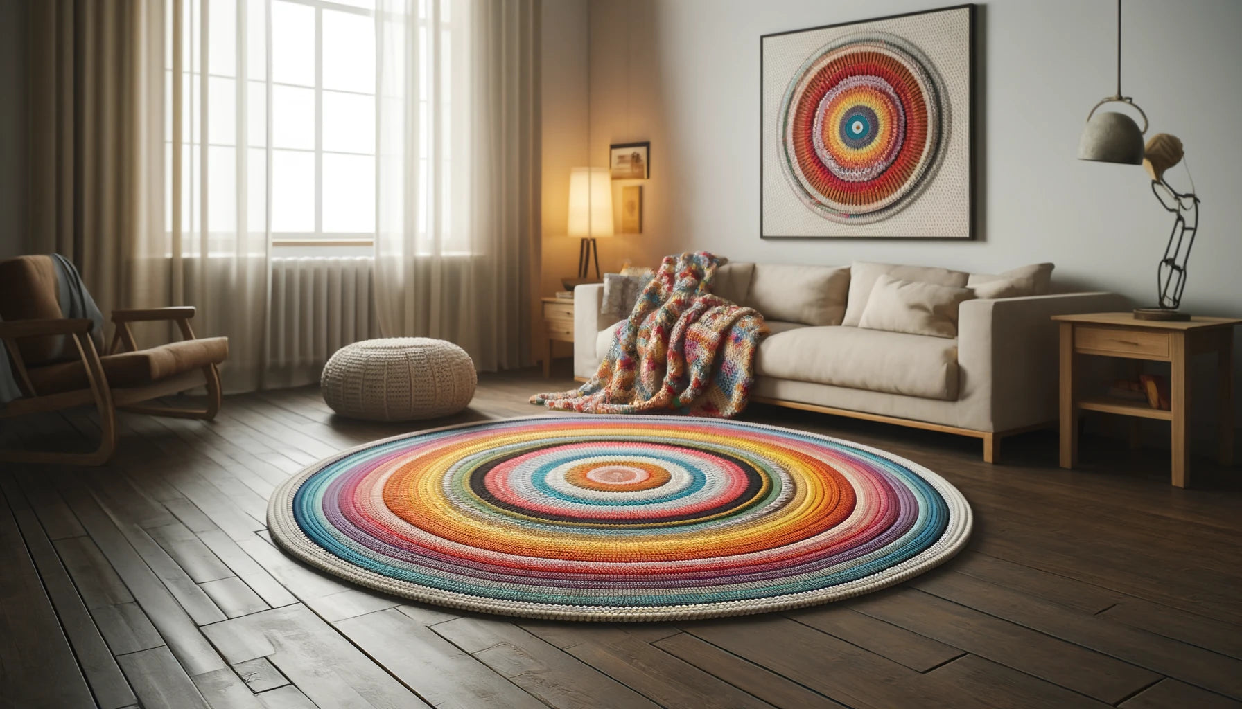 How To Crochet A Circle Blanket How To Crochet A Circle Blanket