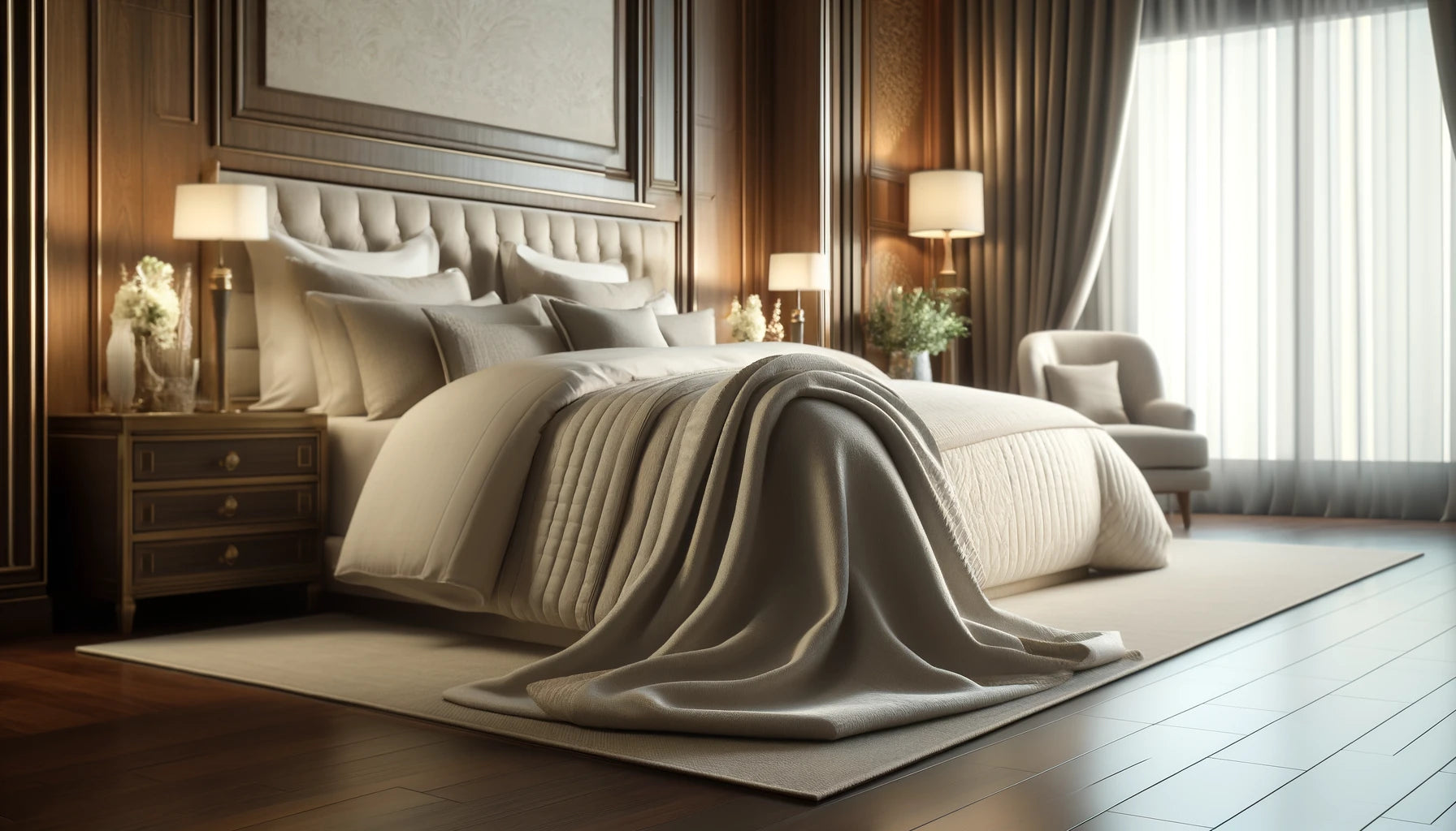 How to Fold a Blanket on a Bed: Enhancing Bedroom Elegance