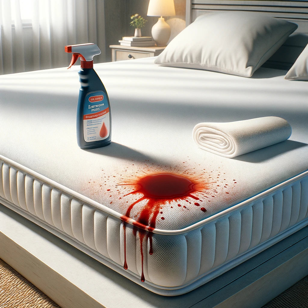 How to get top blood off pillow