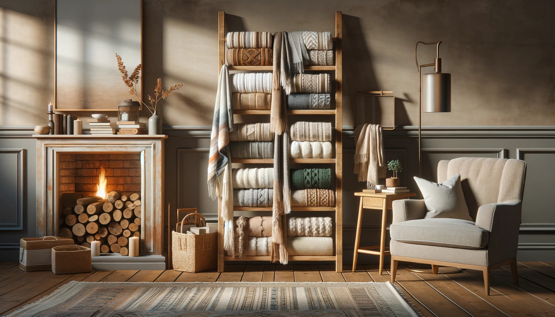 How to Hang Blankets on a Blanket Ladder Official Guide 🪜