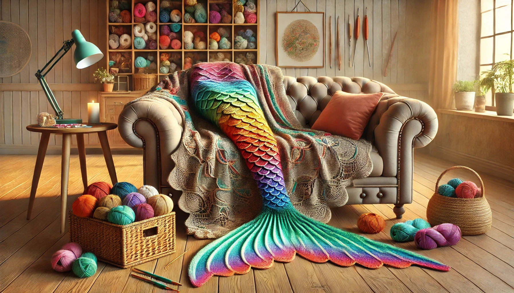 How to Make a Mermaid Tail Blanket: A DIY Project