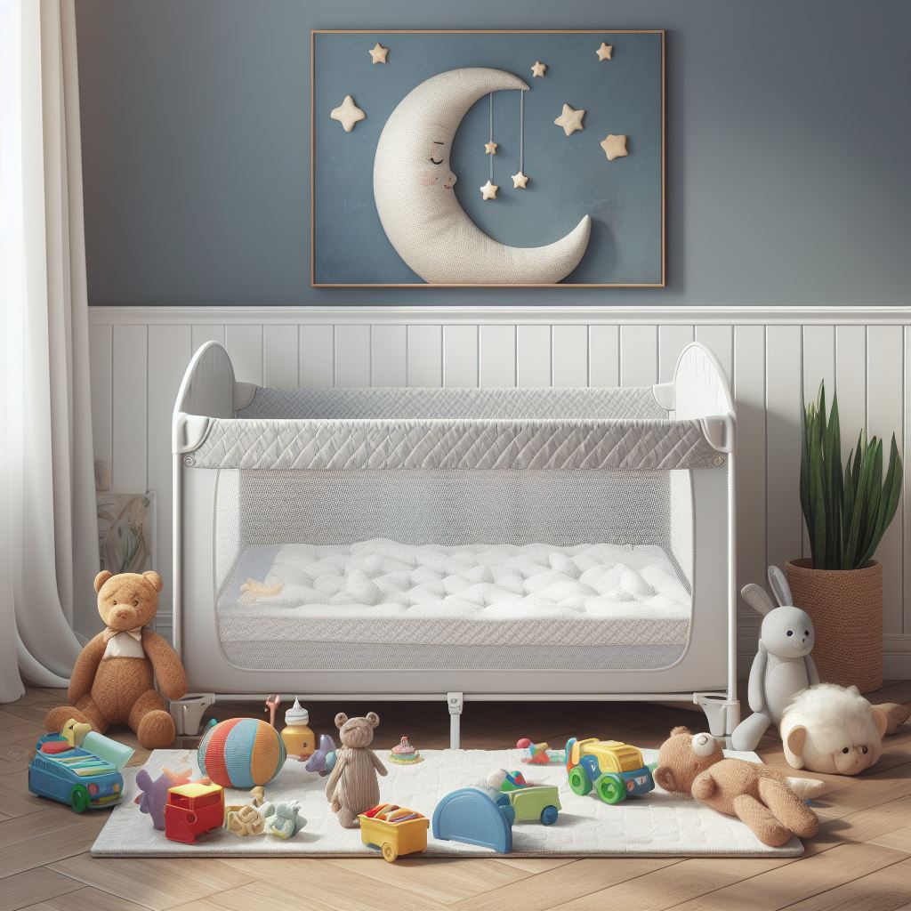 Pack and shop play raised mattress