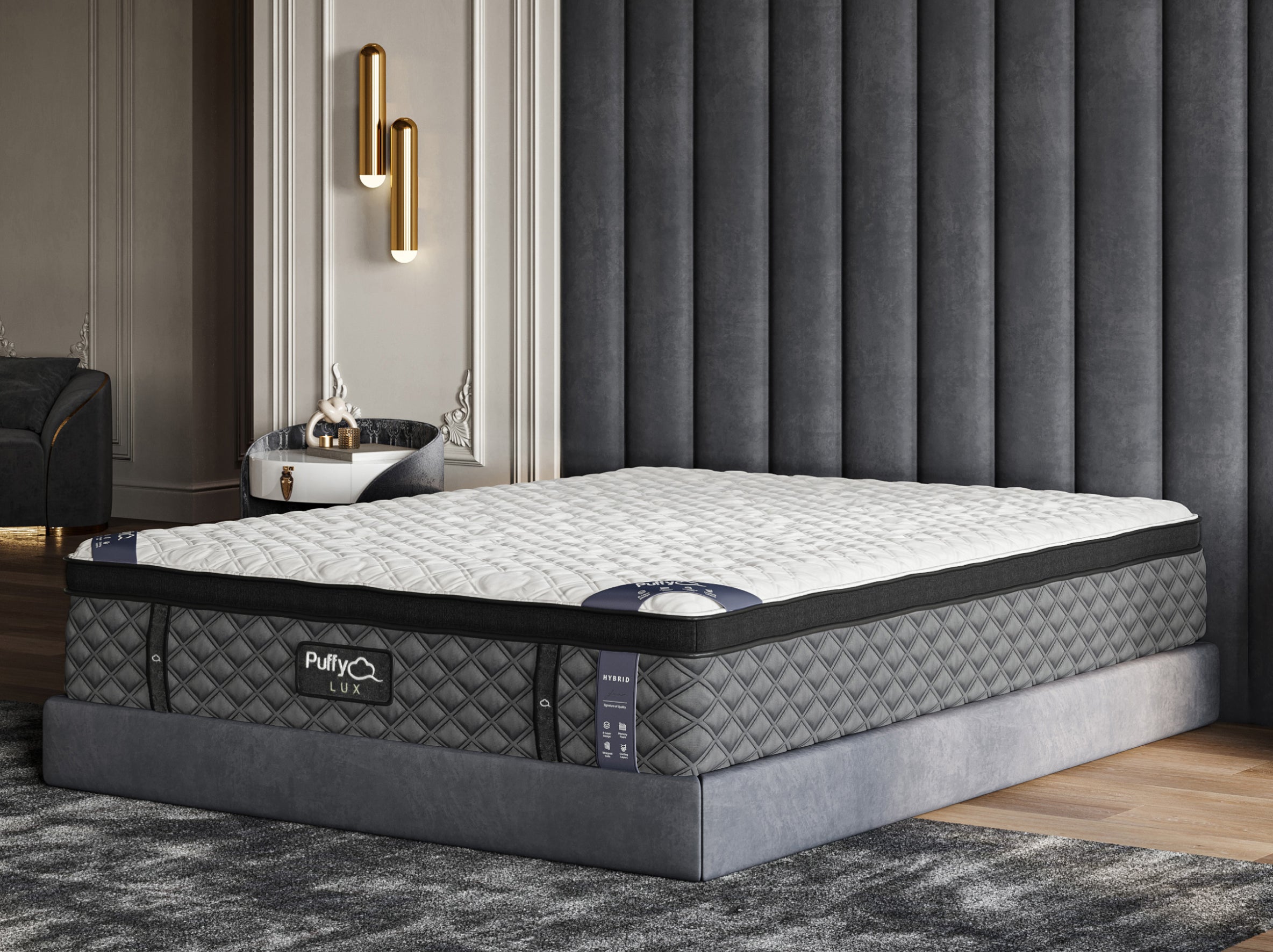 Medium plush outlet hybrid mattress