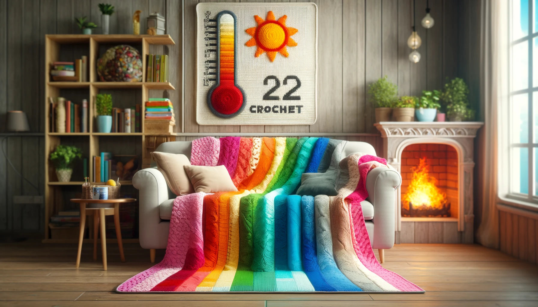 What Is a Crochet Temperature Blanket: Crafting a Year in Yarn