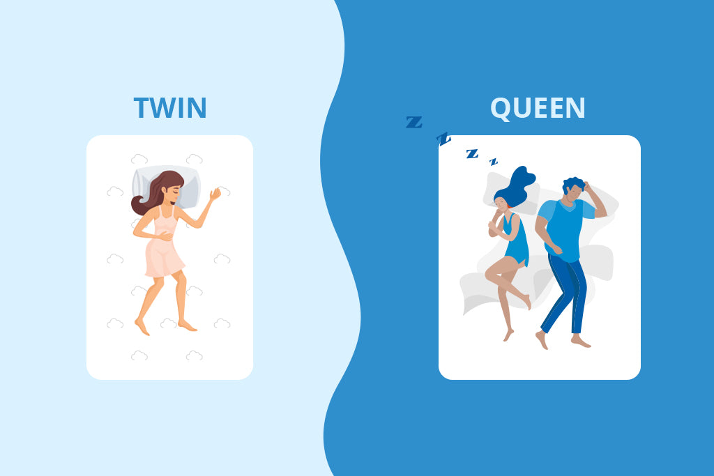Twin Vs Queen Size Mattresses: Which Mattress Size is for you?