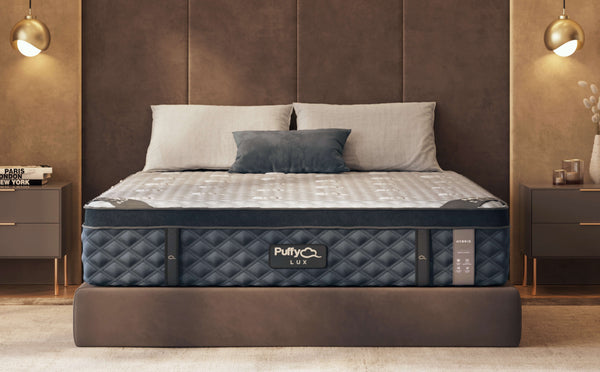 Puffy lux deals king size mattress