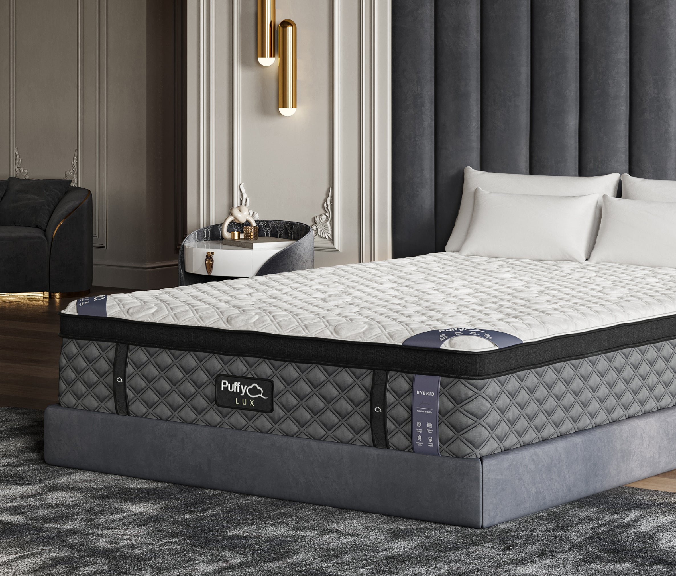 Official Puffy® Lux Hybrid Mattress Reviews and Ratings 2024