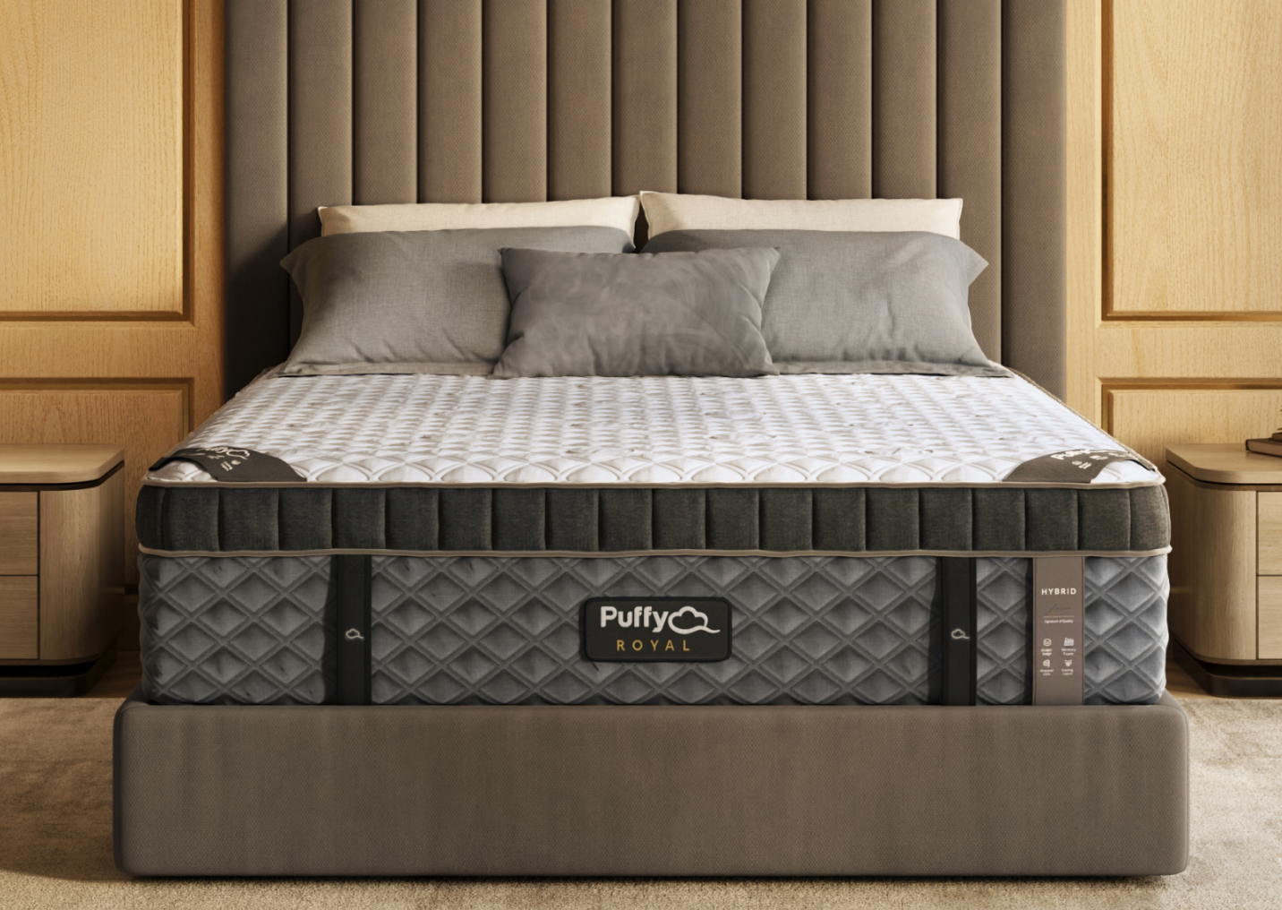 Box spring discount for puffy mattress